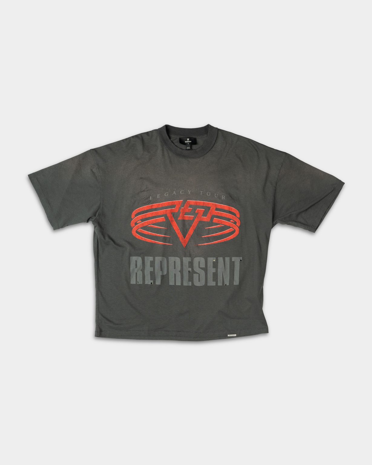 Represent Men’s Living Legacy T Shirt Faded Grey