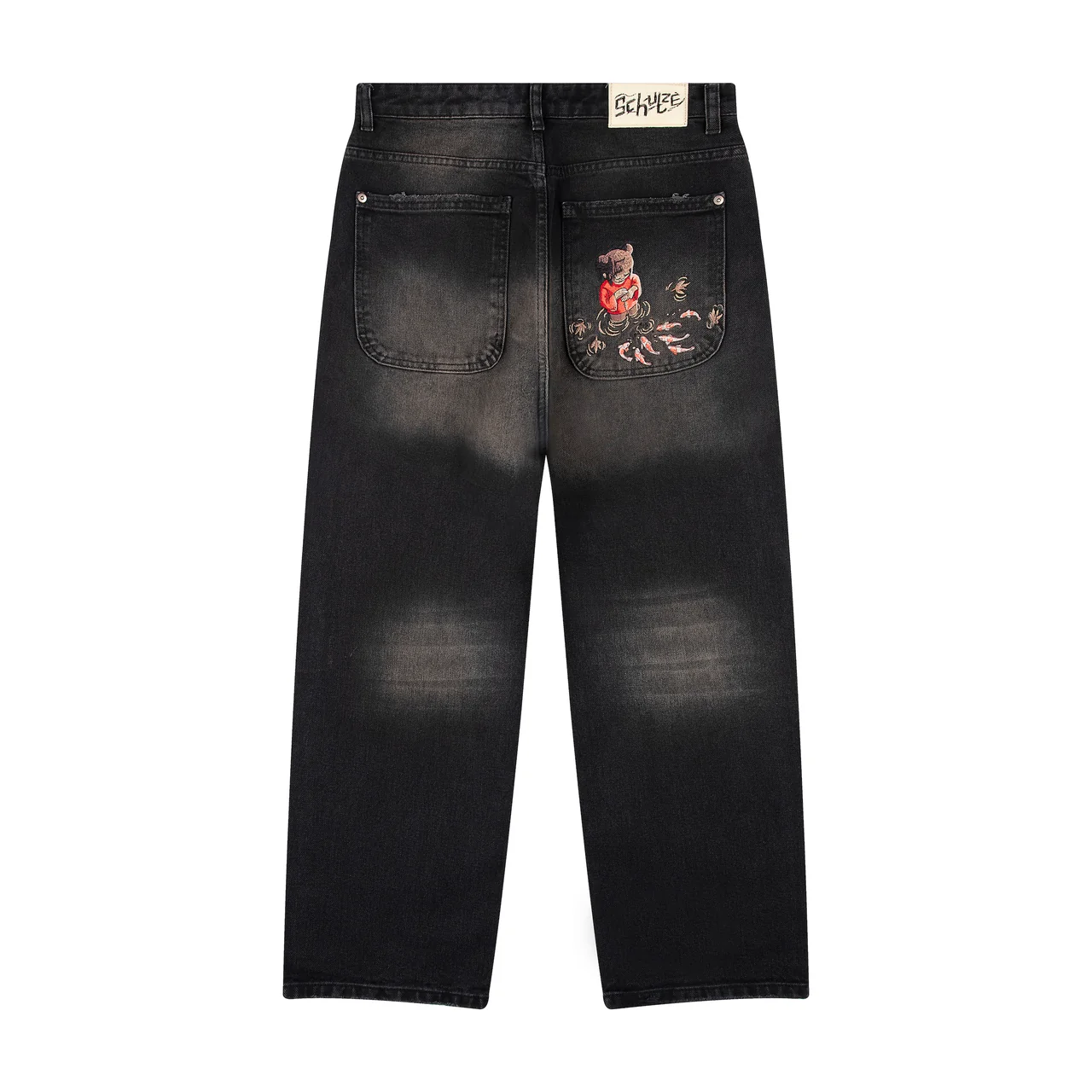 Second image of Derschutze "koi fish v2" denim black