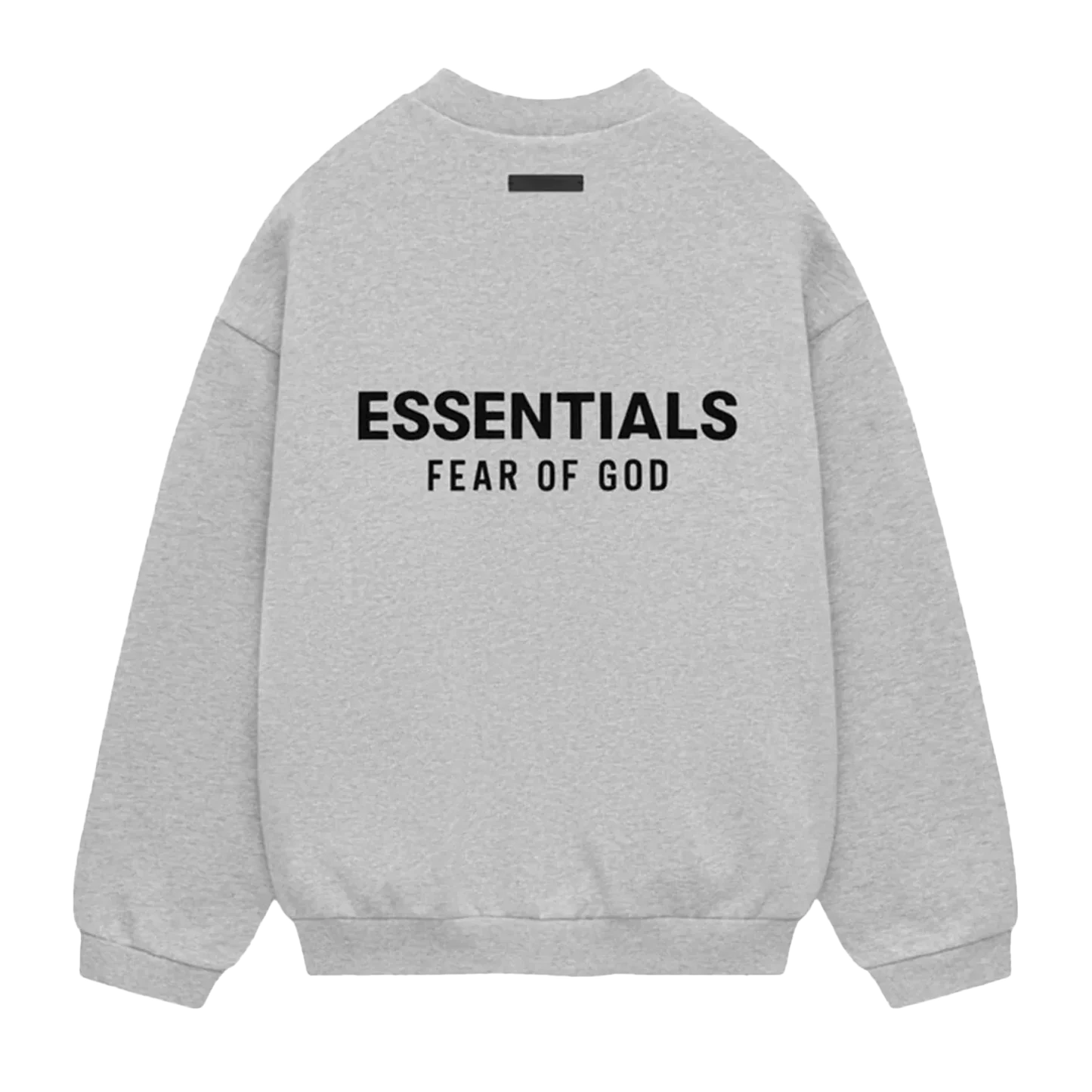 Second image of Fear of God Essentials Fleece Crewneck Light Heather Gray