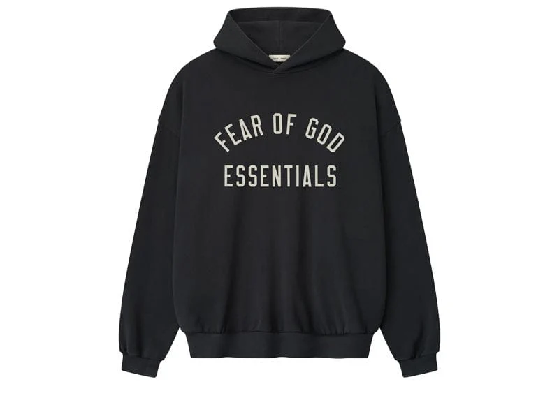 Fear of God Essentials 90's Fit Hoodie Vintage Black