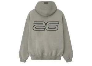 Fear of God Essentials Heavy Fleece 90's Hoodie Smoke Grey 2