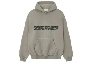 Fear of God Essentials Heavy Fleece 90's Hoodie Smoke Grey