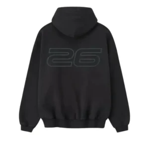 Fear of God Essentials Heavy Fleece 90's Hoodie Vintage Black 2