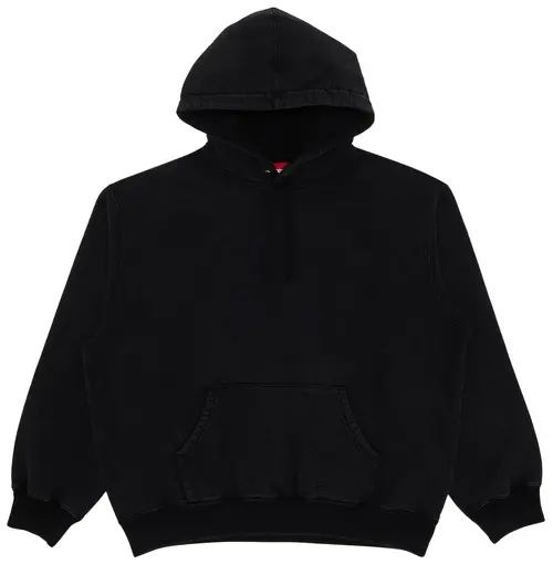 Second image of Supreme Frayed Hooded Sweatshirt 'Black'