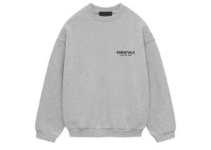 Fear of God Essentials Fleece Crewneck Light Heather Gray