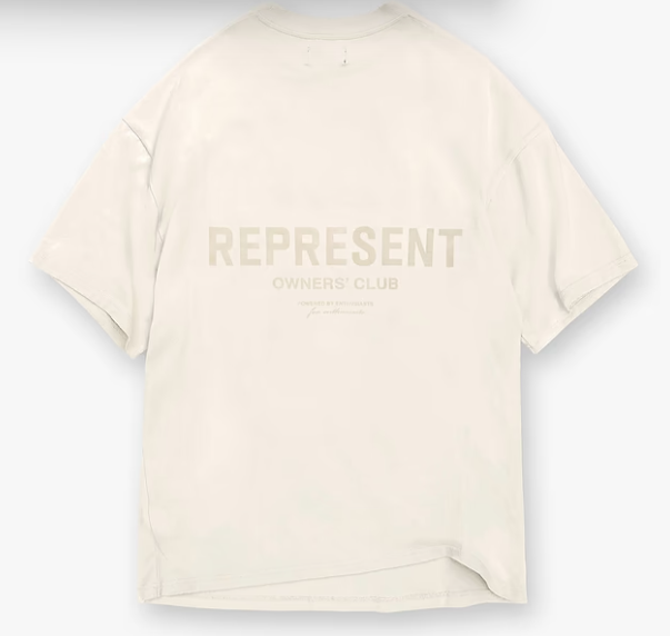 Second image of Represent Owner's Club T-Shirt Buttercream