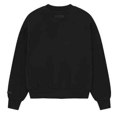 Second image of Fear of God Essentials Classic Crewneck Sweatshirt Vintage Black