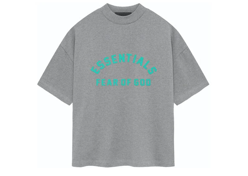 Fear of God Essentials Heavy Jersey S/S Tee Dark Heather Oatmeal