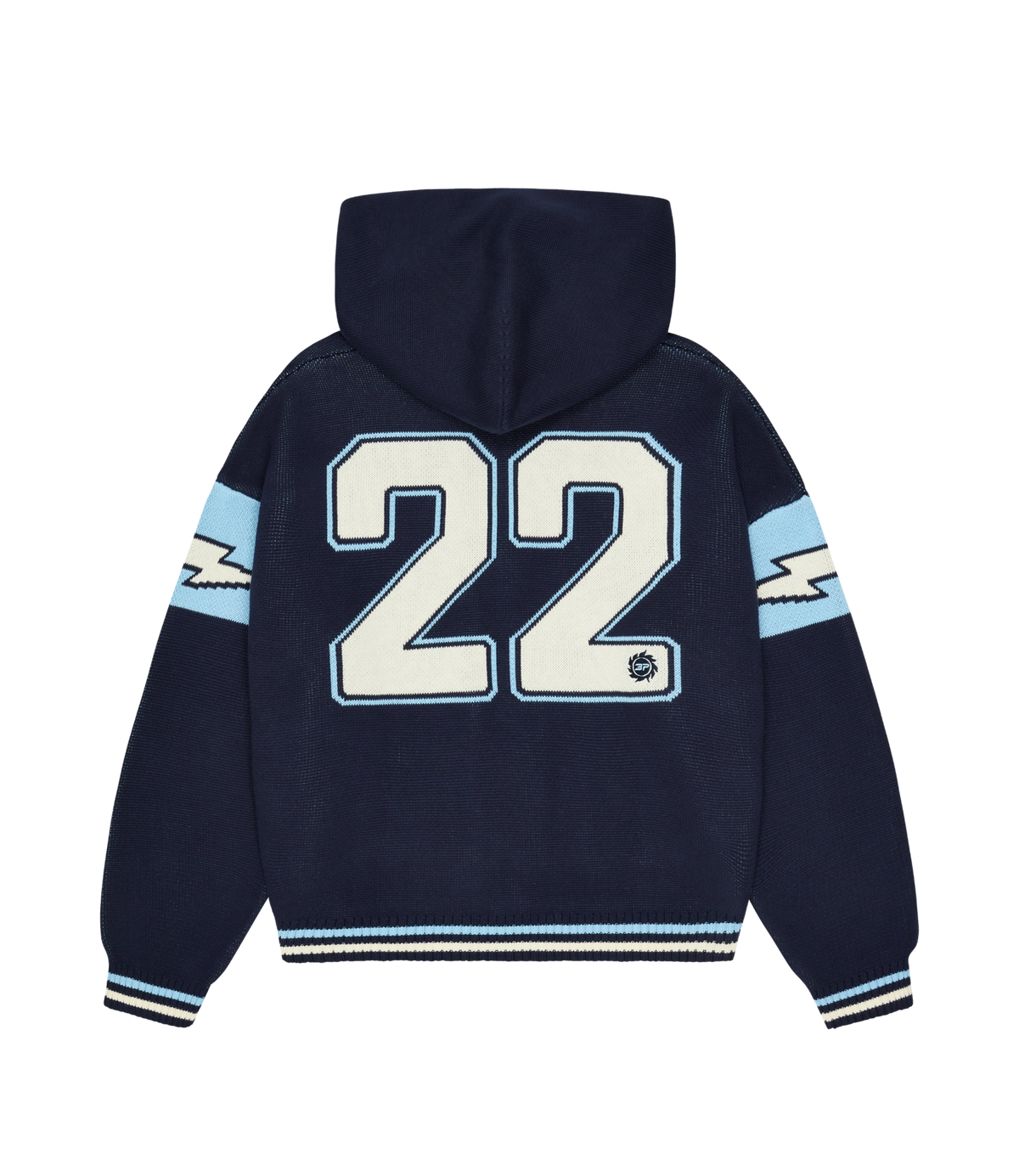 Second image of Broken Planet Varsity Zip Up Jacket Blue