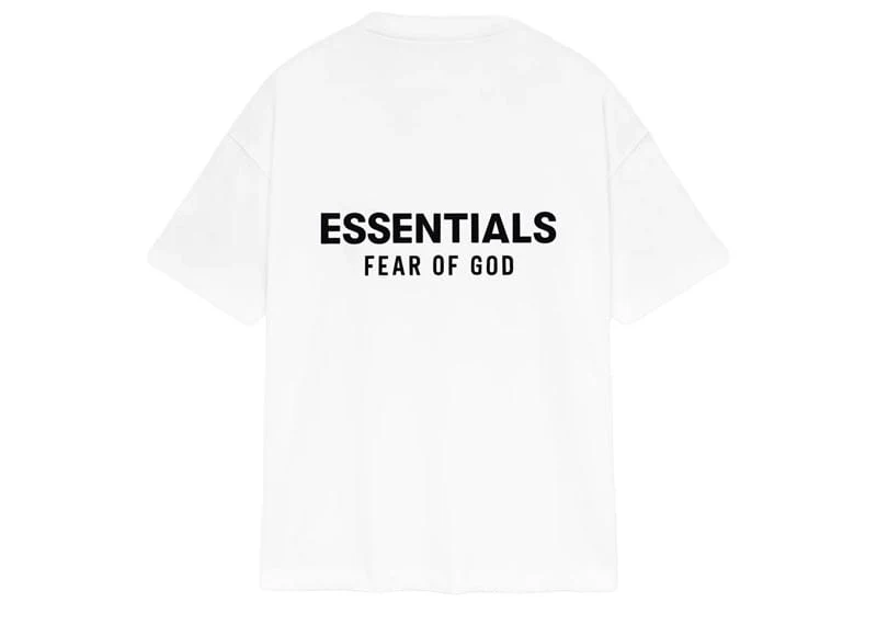 Second image of Fear of God Essentials Classic Short Sleeve Bright White