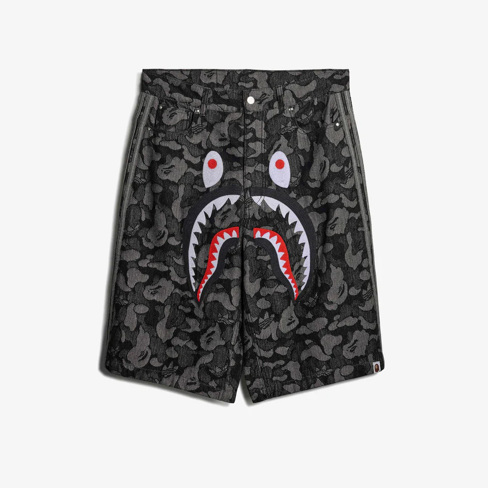 adidas Originals Shark Denim Jorts x BAPE
