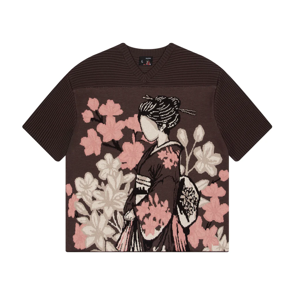 Derschutze "Yakuza V2" Knitted Jersery Dark Brown