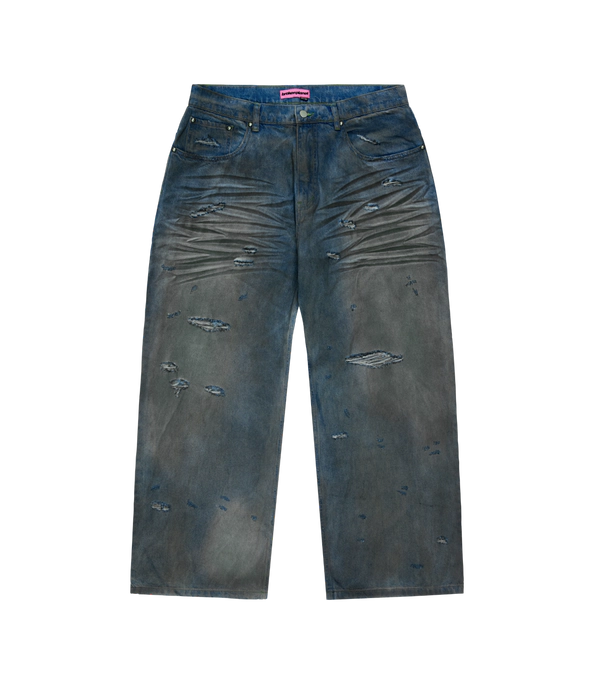 Broken Planet Distressed Denim Jeans