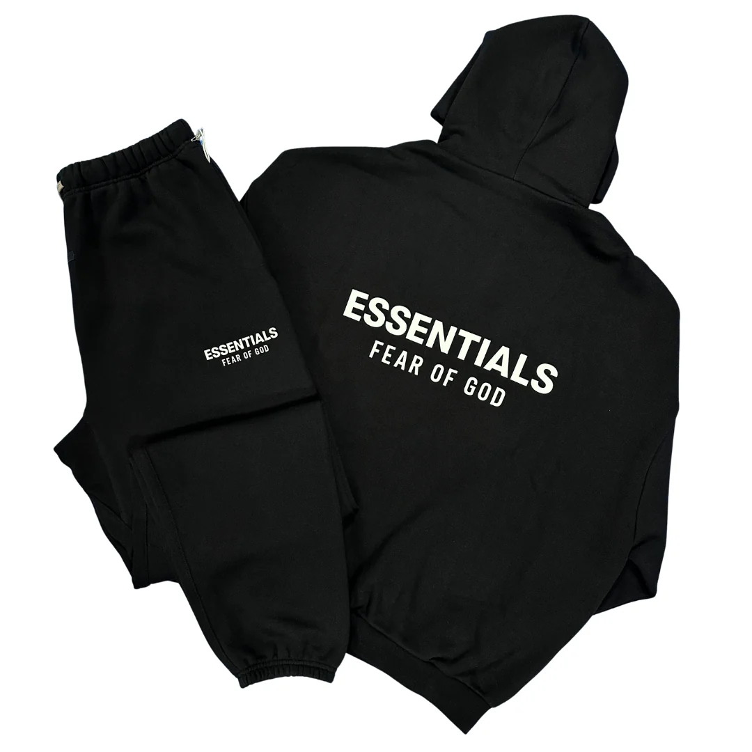 Fear Of God ESSENTIALS Black FW24 Set
