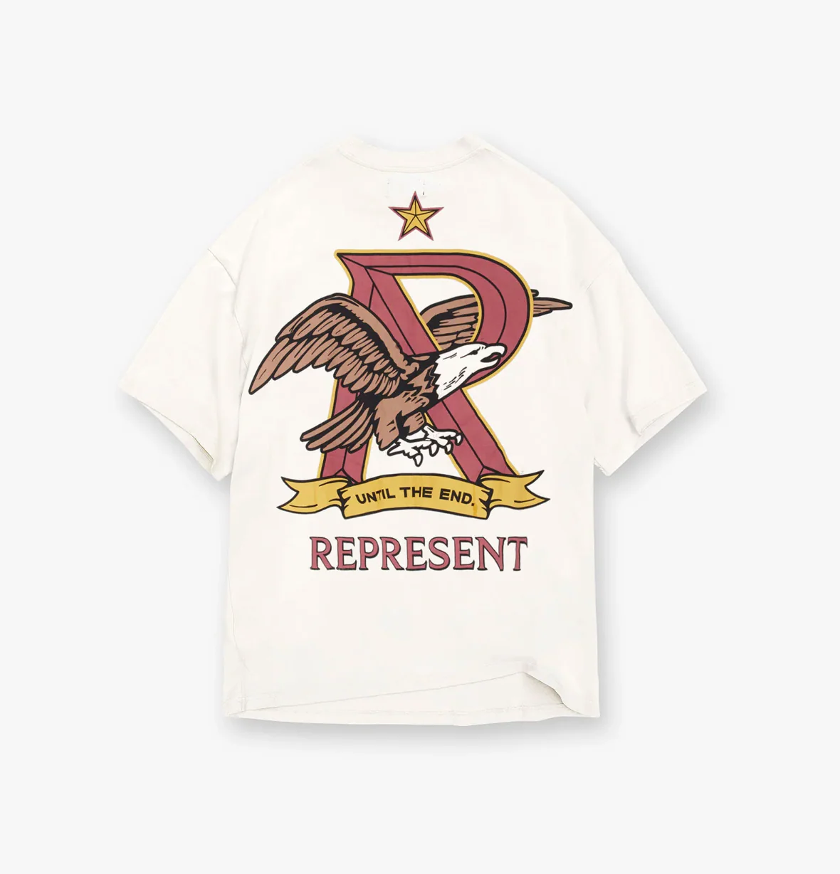 Second image of Represent x END Eagle's Tee Flat White