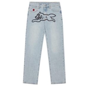 Ice Cream Running Dog Jeans Light Blue