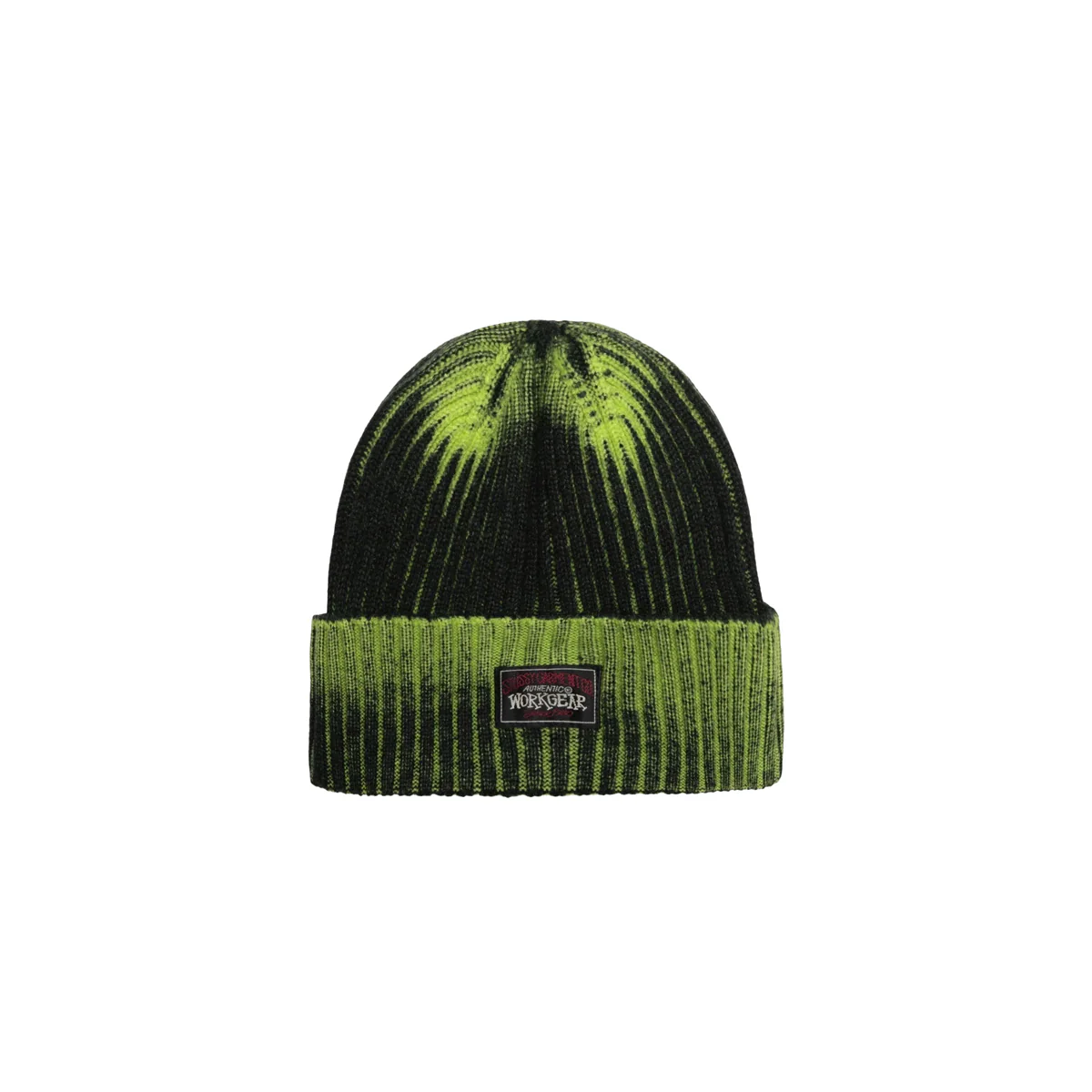 Stussy Cuff Beanie Workgear Spray Lime