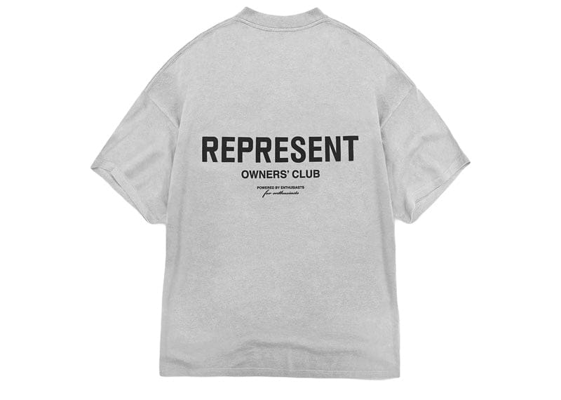 Second image of Represent Owners Club T-Shirt Ash Grey/Black
