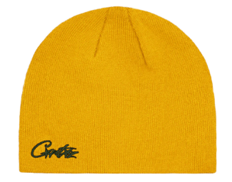 Corteiz Micro Allstarz Beanie Skully Yellow