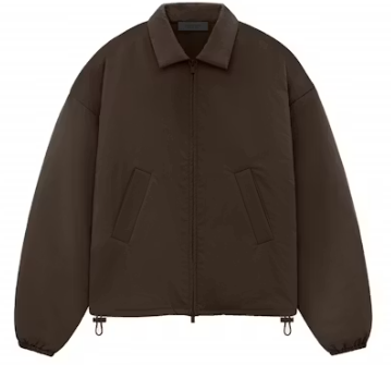Fear of God Essentials Core Collection Women's Nylon Shell Bomber Wood