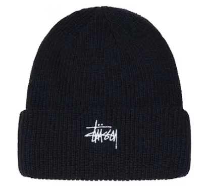 Stussy Basic Cuff Beanie Black