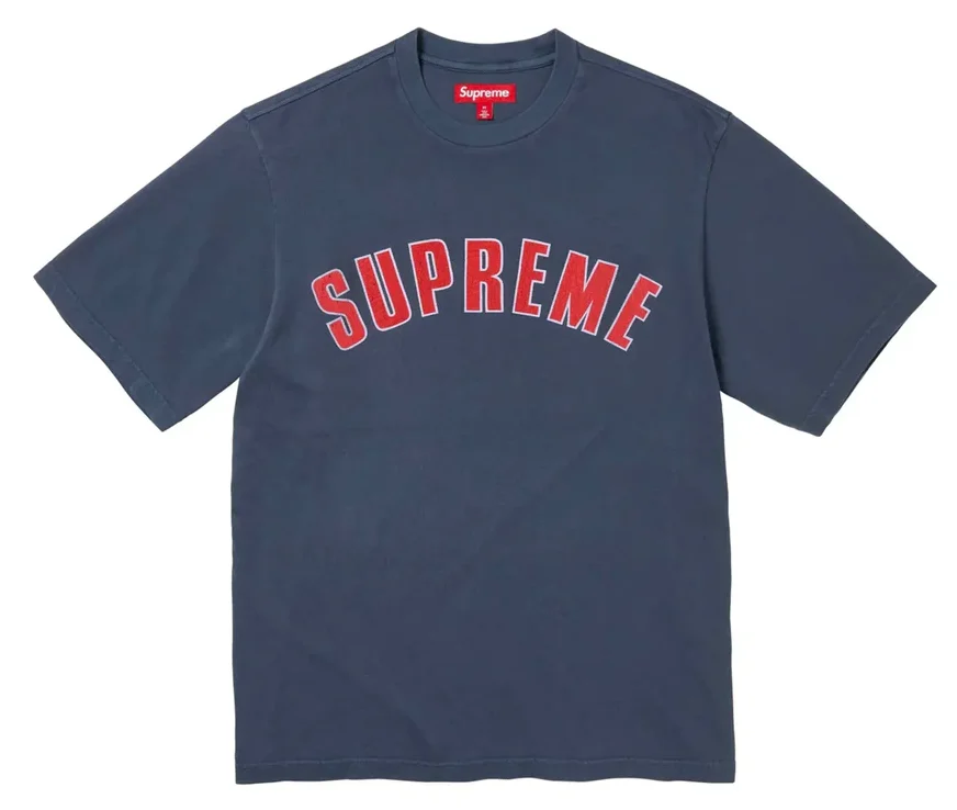 Supreme Cracked Arc S/S Top Navy