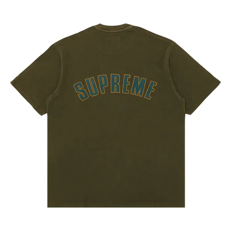 Supreme Cracked Arc T-Shirt Olive