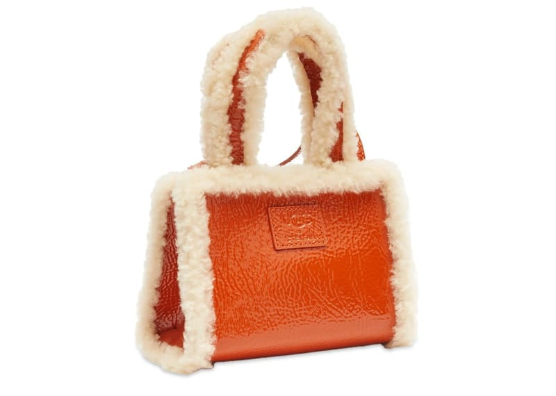Second image of Telfar x Ugg Small Shopper Crinkle Spicy Pumpkin