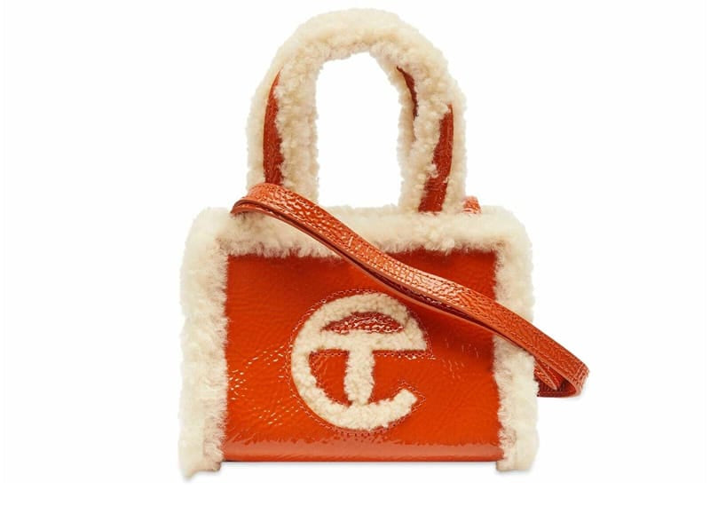 Telfar x Ugg Small Shopper Crinkle Spicy Pumpkin