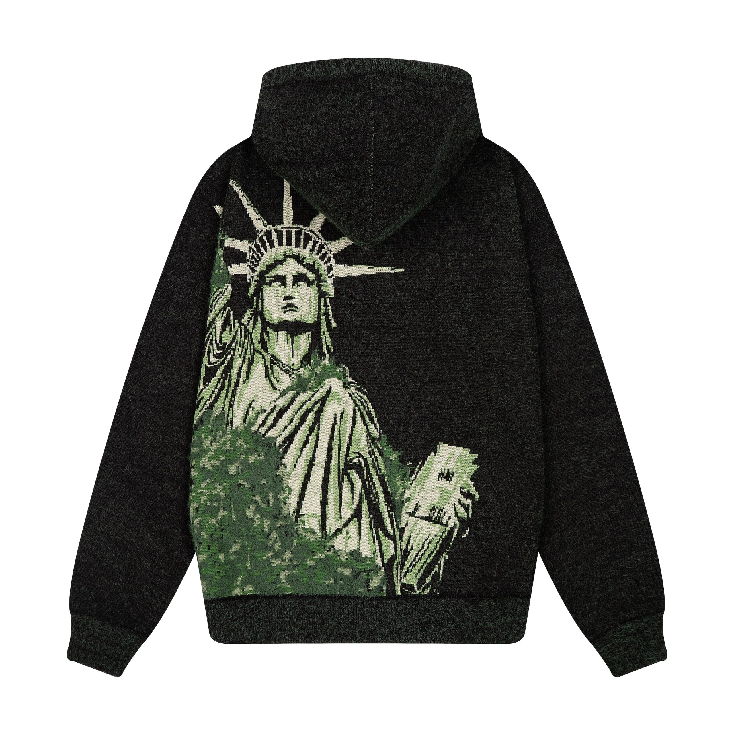 Derschutze "NYC to RIO" Zip Up Knit Green/Black