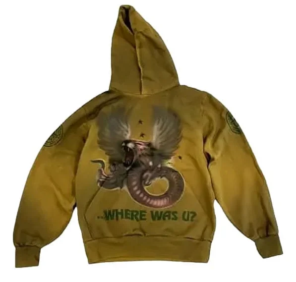 Travis Scott "Where Was U? Utopia SA 2025 Tour" Hoodie Green