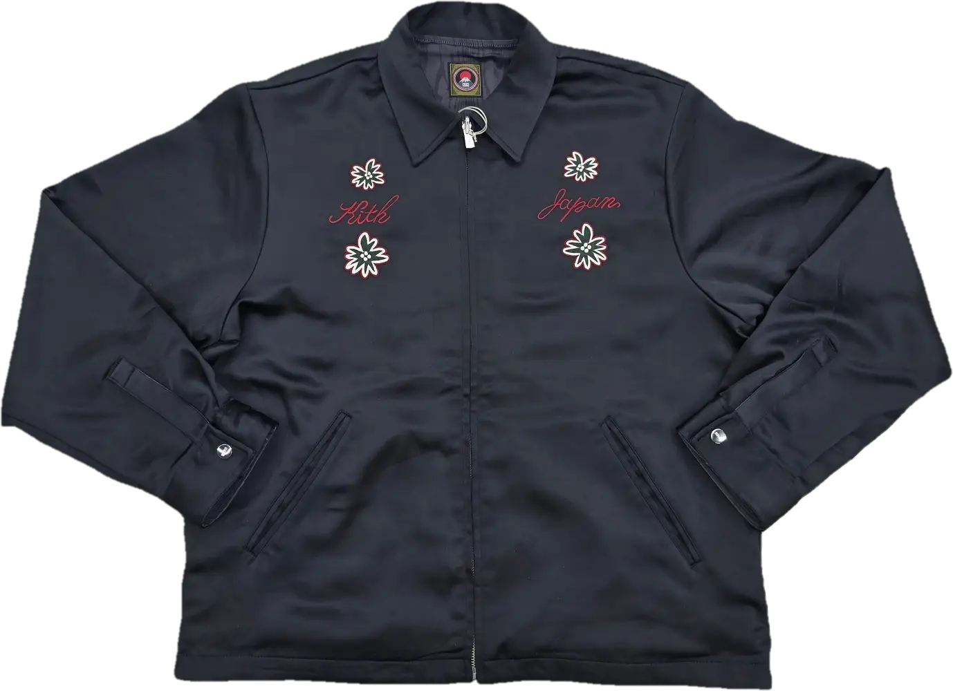 Second image of Kith Japan Osaka Exclusive Zip Up Satin Jacket