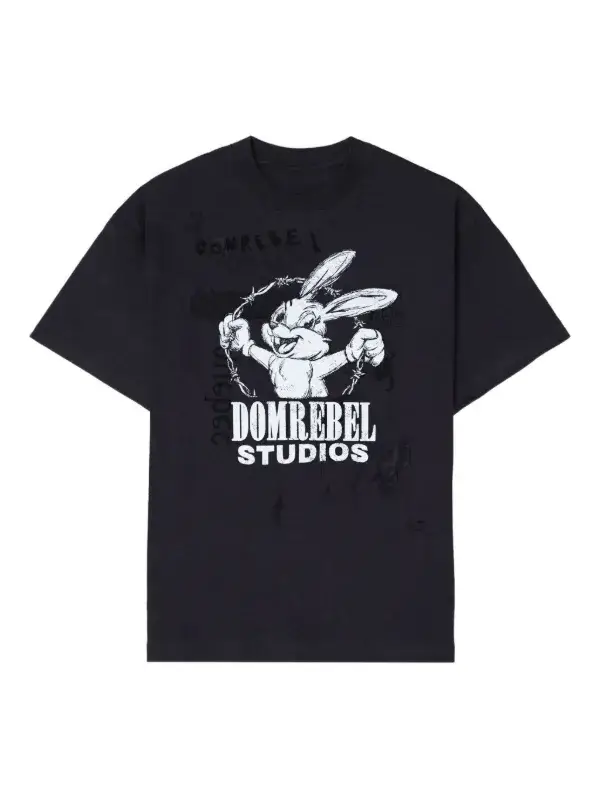 Domrebel Bunwire T-Shirt Black