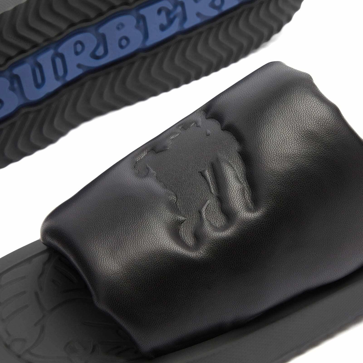 Second image of Burberry EKD Slab Logo Sliders Black