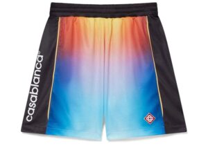 Casablanca Gradient Birdseye Mesh Football Shorts