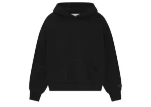 Fear of God Essentials Classic Fit Fleece Hoodie Jet Black