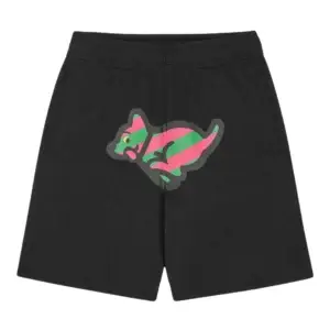 Ice Cream Shorts Running Puppy Black