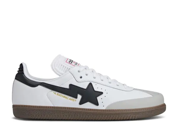 adidas BAPE x Samba 'White Black Gum'