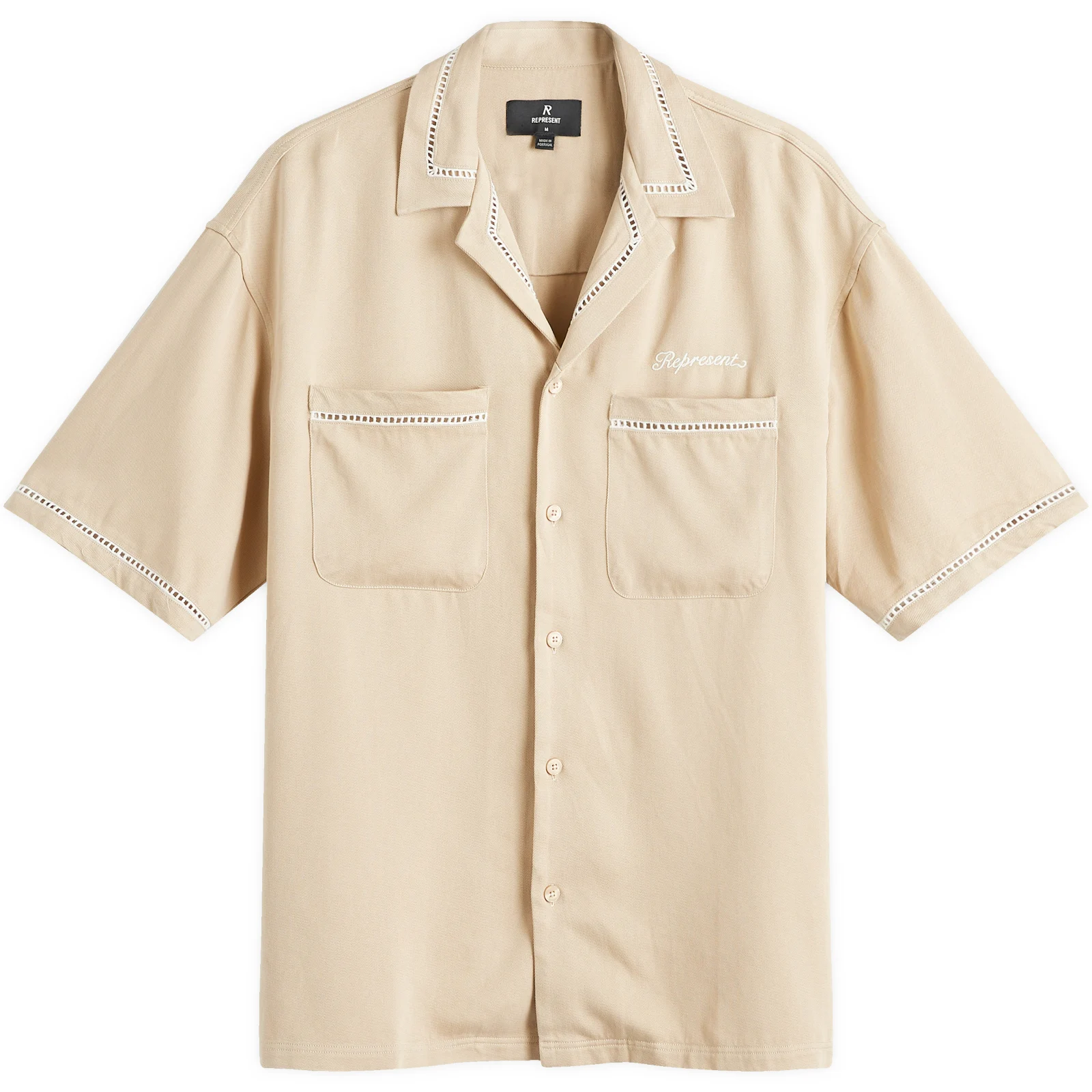 Represent Relaxed Fit Resort Shirt Latte
