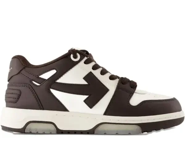 Off-White Out Of Office Brown Calf Leather