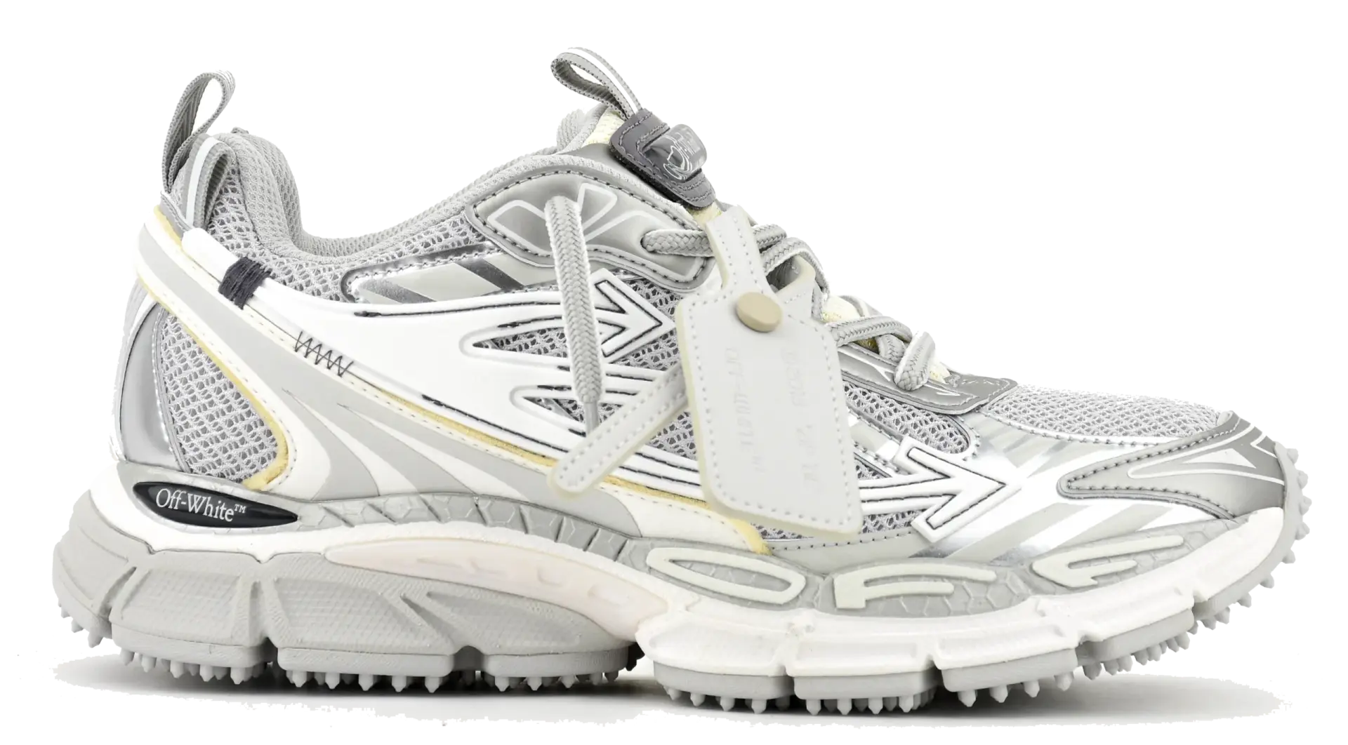 Off-White Be Right Back Grey Silver
