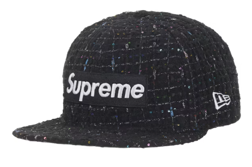 Supreme Boucle Box Logo New Era 59Fifty Fitted Cap Black
