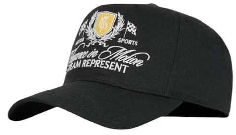 Represent Crest Cap Black