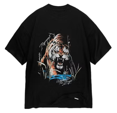 Represent Welcome to the Jungle T-Shirt Off Black