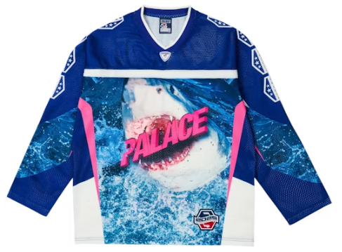 Palace No Bitin' Hockey Jersey Navy