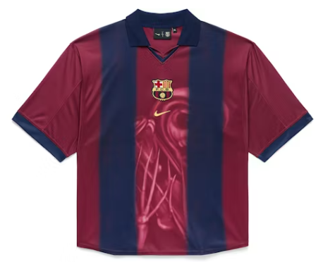 Travis Scott x Nike x FC Barcelona Retro 2000/01 Home Skeleton Jersey Multicolor