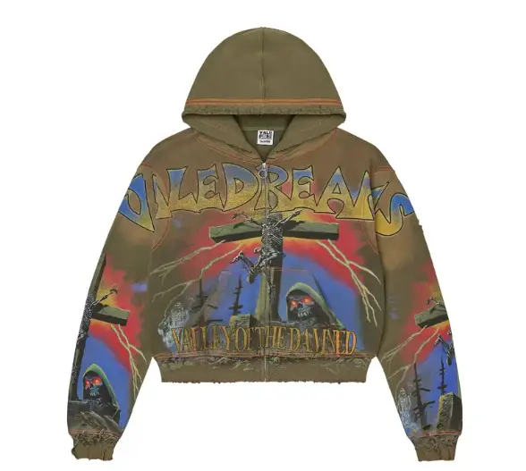 Vale Forever Damned Big Zip Up 'Green'