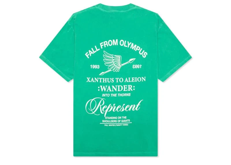 Second image of Represent Fall From Olympus T-Shirt Island Green
