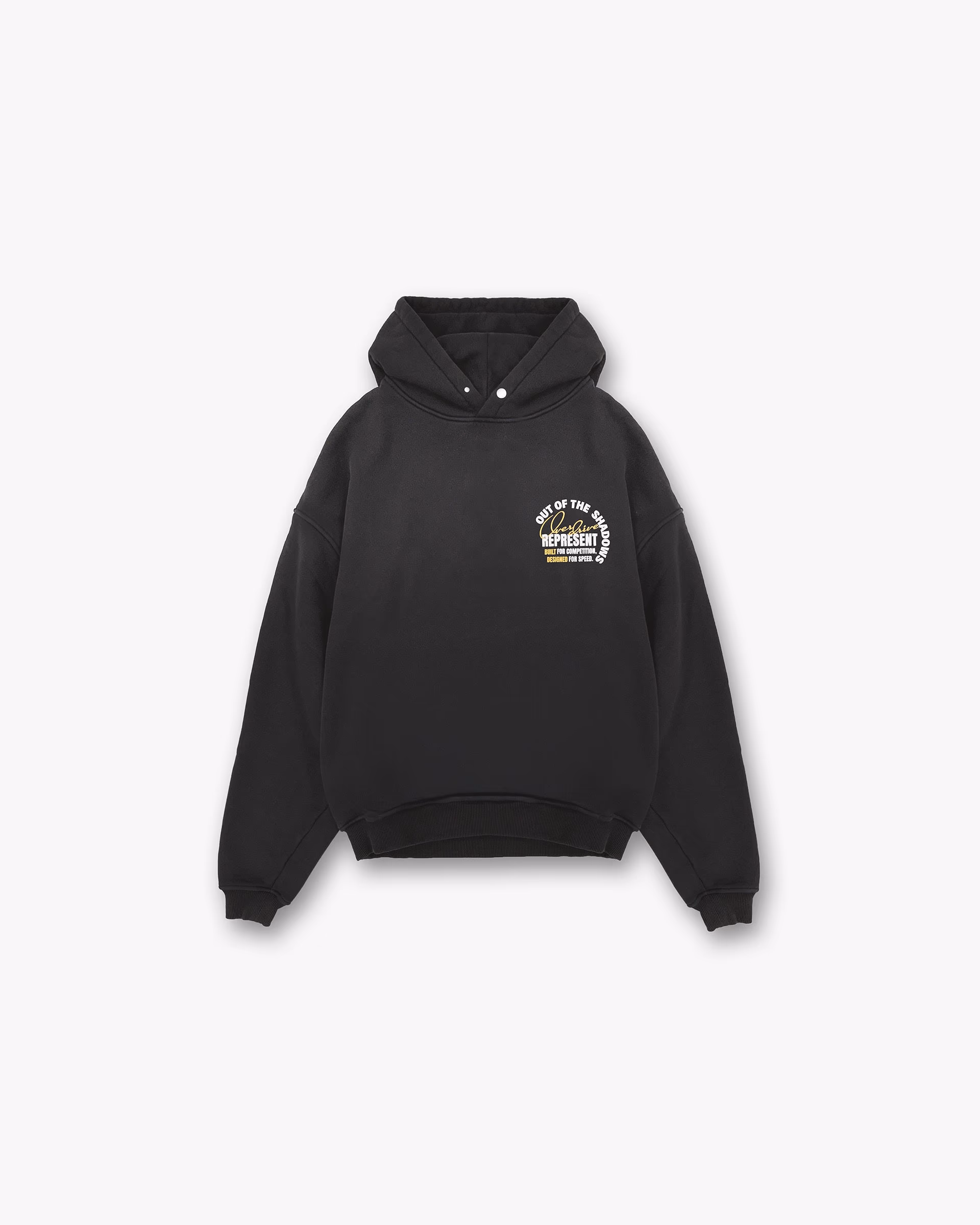 Second image of Represent Out Of The Shadows Hoodie Stained Black