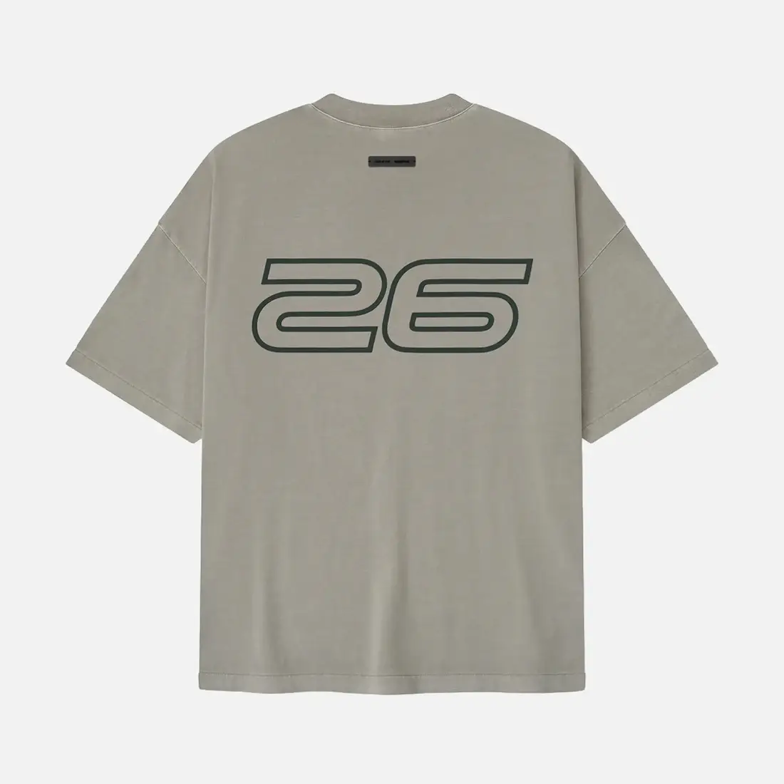 Second image of Fear Of God essentials 90's Short Sleeve Tee - SMOKE GREY
